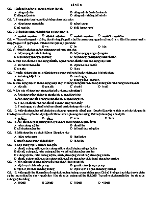 Đề thi thử THPT Quốc gia môn Vật lý năm 2020 - Đề số 8 (Có lời giải)